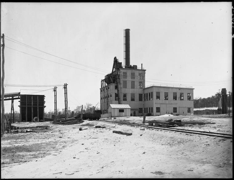The newly built Collie Power Station, March 1931, Photo sourced from the State Library of Western Australia