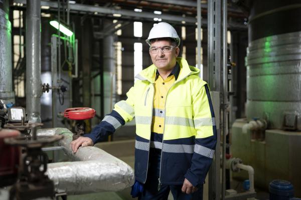John, a Latrobe Magnesium worker